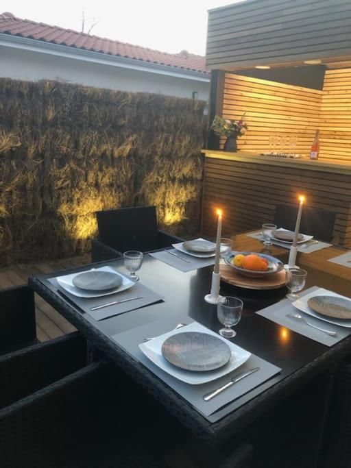 Ravissante Maison 3* Avec Jacuzzi Proche Lac Biscarrosse Exterior foto